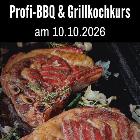 Profi-BBQ & Grillkochkurs am 10.10.26