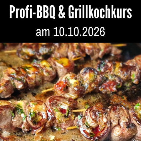 Profi-BBQ & Grillkochkurs am 10.10.26