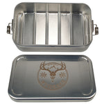 Wuiderer Brotzeitbox, Lunchbox aus Metall, Weißblech