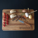 Wuiderer Profi-Hackblock aus Eichenholz, 45 x 30 x 4 cm